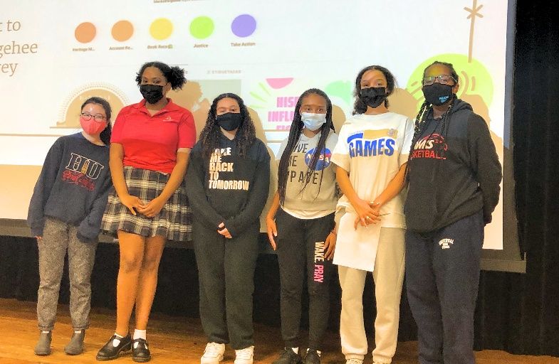 BIPOC students teaching assembly